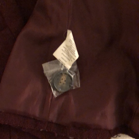 Thread & supply Burgundy coat size S - Picture 6 of 7